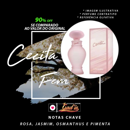 Perfume Similar Gad'is 271 Inspirado em Cecita Contratipo 